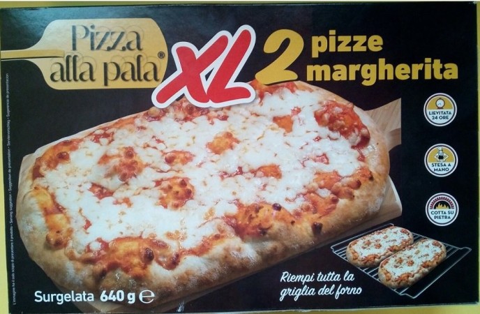 pizza pala xl margherita 640 gr