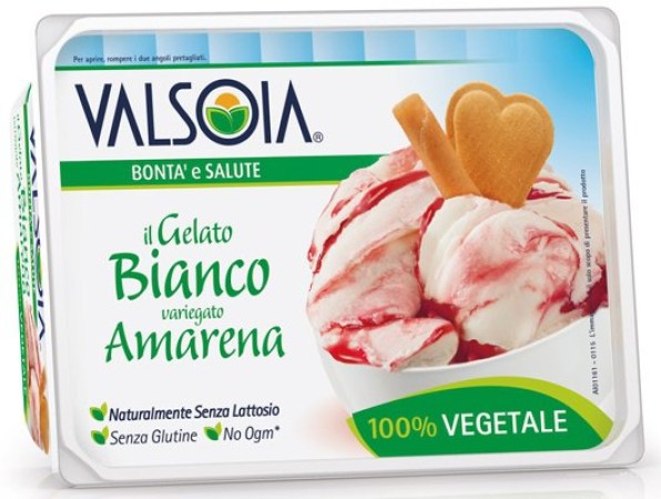 gelato bianco variegato amarena  500 g