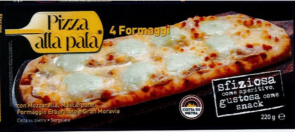 pizza pala 4 formaggi gr.220
