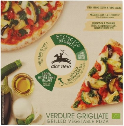 alce nero pizza alle verdure grigliate bio 7x408g
