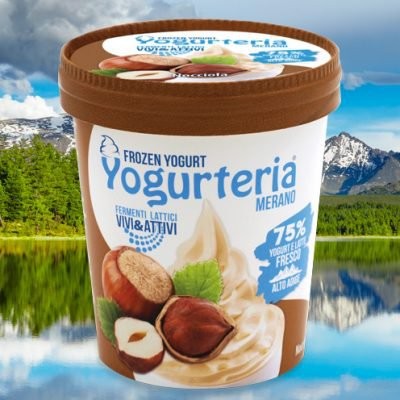 frozen yogurt al gusto nocciola senza lattosio 6x250g