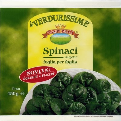 spinaci foglia per foglia   450 gr
