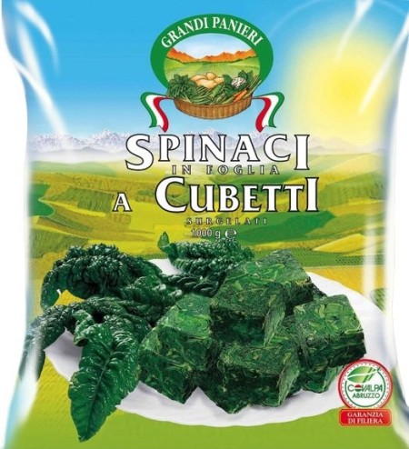 spinaci a cubetti
