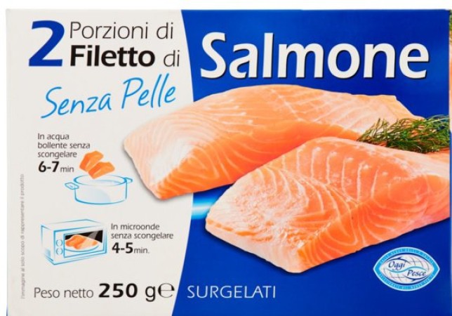 oggi pesce 2 porzioni di salmone gr.250