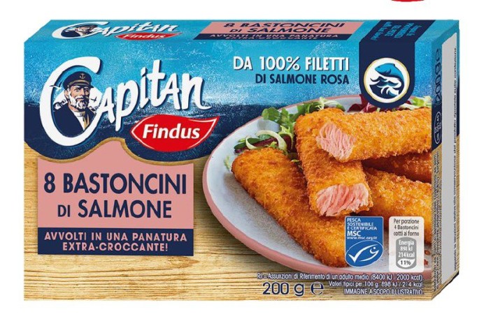 findus 8 bastoncini salmone   200g